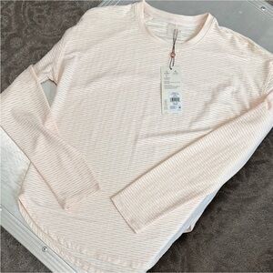 CALIA by Carrie Underwood Pink Striped Long Sleeve Tee